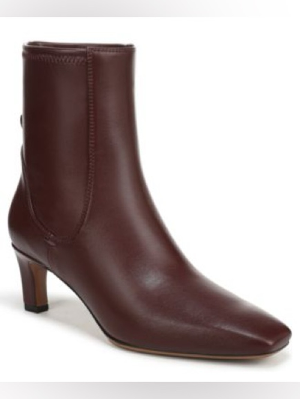 NEW FRANCO SARTO TARRIN SQUARE TOE ANKLE BOOTS OXBLOOD 9
